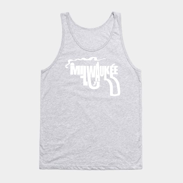 Milwaukee Smoking Gun City Art Tank Top by darklordpug